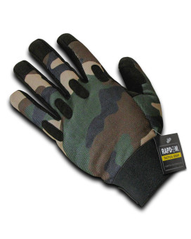 Camo Woodland Tactical Glove Woodland S