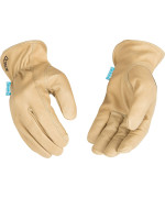 Kinco Hydroflector Unlined Cowhide Leather Work Gloves 398P