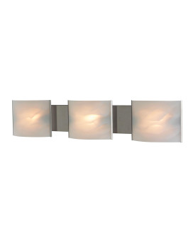 Pannelli 30 Wide 3Light Vanity Light Stainless Steel