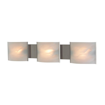 Pannelli 30 Wide 3Light Vanity Light Stainless Steel