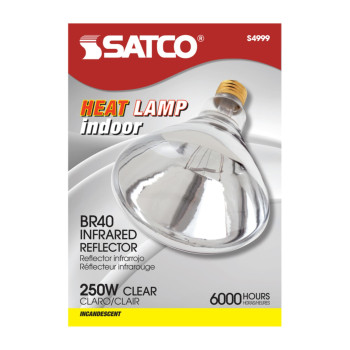 250W Heat Lamp Bulb Br40 Pack Of 1