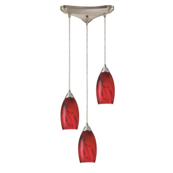 Galaxy Configurable Multi Pendant Satin Nickel