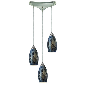 Galaxy Configurable Multi Pendant Satin Nickel