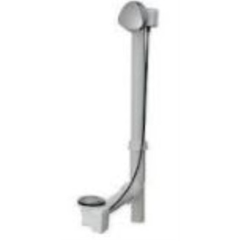 Geberit Bathtub Drain With Turn Handle Actuation D52 Length 24 Cm With Readytofitset Bright Chromeplated