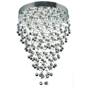 Elegant Lighting Galaxy Collection 12Light Hanging Fixture Royal Cut Crystal With Chrome Finish