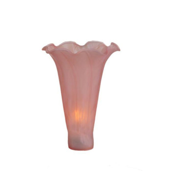 3W X 5H Pink Pond Lily Shade