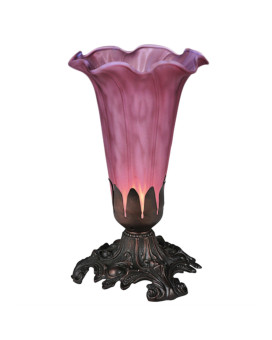 7 High Lavender Pond Lily Accent Lamp