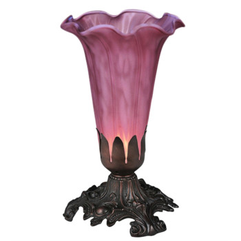 7 High Lavender Pond Lily Accent Lamp