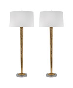 Mercury Glass 37 High 2Light Buffet Lamp Set Of 2 Mercury Gold