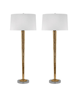 Mercury Glass 37 High 2Light Buffet Lamp Set Of 2 Mercury Gold