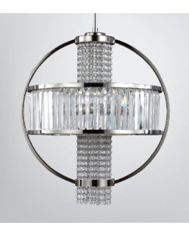 4 Light Chandelier Finish Polished Nickel