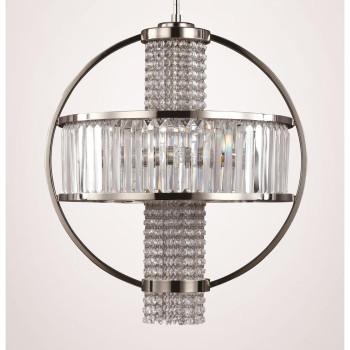 4 Light Chandelier Finish Polished Nickel