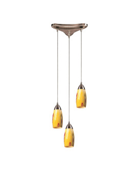 Milan Configurable Multi Pendant Satin Nickel