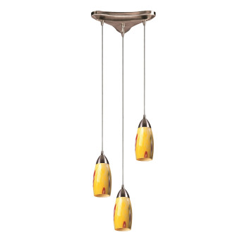 Milan Configurable Multi Pendant Satin Nickel