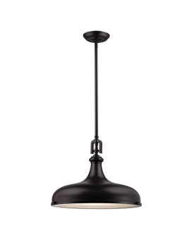 Rutherford 18 Wide 1Light Pendant Oil Rubbed Bronze