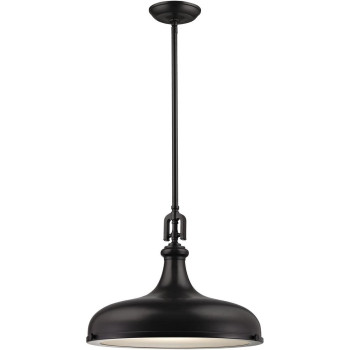 Rutherford 18 Wide 1Light Pendant Oil Rubbed Bronze