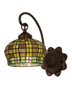 7W Jeweled Basket Wall Sconce