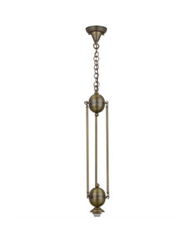 6W Antique Brass 1 Lt Pendant Hardware