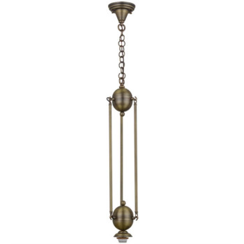 6W Antique Brass 1 Lt Pendant Hardware