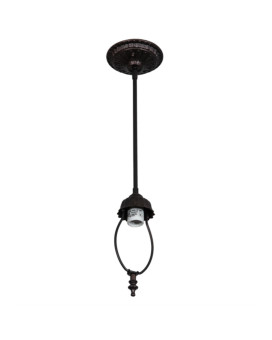 55W Mahogany Bronze 1 Lt Inverted Pendant Hardware