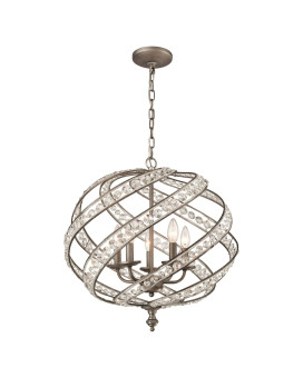 Renaissance 21 Wide 5Light Chandelier Weathered Zinc