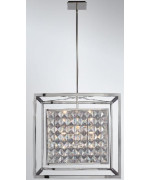 6 Light Chandelier Finish Stainless Steel