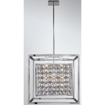 6 Light Chandelier Finish Stainless Steel