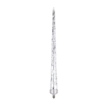 Vickerman 24 Ledcool Wht Falling Icicle Bulb E17 Xice995