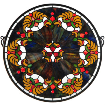 18W X 18H Middleton Stained Glass Window