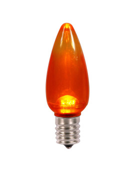 Vickerman C9 Orange Twinkle Transpled Bulb 25Box Xledtc98T25