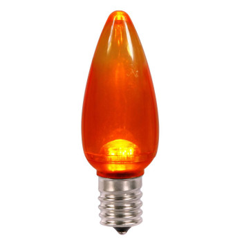 Vickerman C9 Orange Twinkle Transpled Bulb 25Box Xledtc98T25