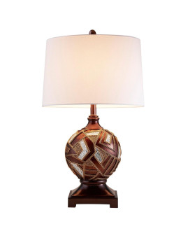 2975 Tall Polyresin Table Lamp Polymosaic Design