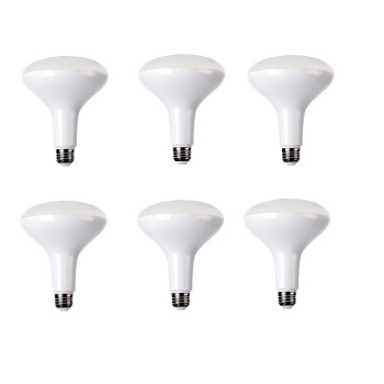 Led Br40 2700K 120 Cri80 Ul 15W 75W Equivalent 25000Hrs Lm1100 Dimmable Input Voltage 120V 6 Pack