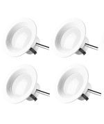 4 Inch Retrofit 3000K 100 Cri90 Es Ul 12W 65W Equivalent 50000Hrs Lm750 Dimmable Input Voltage 120V 4 Pack