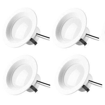 4 Inch Retrofit 3000K 100 Cri90 Es Ul 12W 65W Equivalent 50000Hrs Lm750 Dimmable Input Voltage 120V 4 Pack