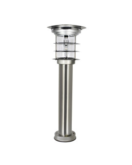 Gama Sonic Stainless Steel Solar Bollard Lamp