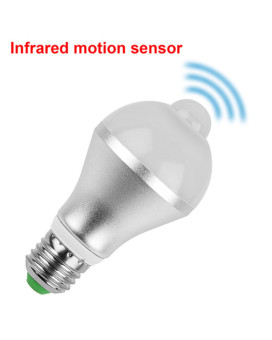 Imountek Motion Sensor Led Light Bulb 810Lm 6500K Dusk To Dawn E27 9W 5W Optional For Stairs Garage