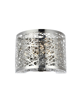 Owen Collection Wall Sconce D39 H59 Lt1 Chrome Finish