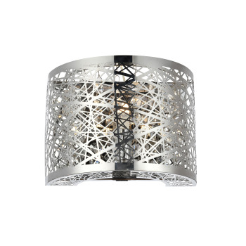 Owen Collection Wall Sconce D39 H59 Lt1 Chrome Finish