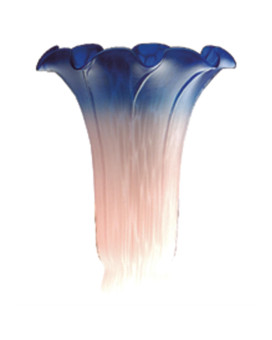 4W X 6H Pinkblue Lily Shade