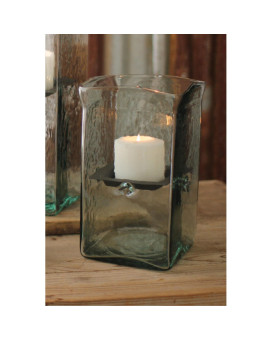 Square Candle Hurricane Small 6X6X11