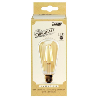 Bulb Led St19 Ambr 55W Pack Of 1