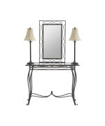 Esther 4Piece Set Includes Table Mirror 2 Lamps