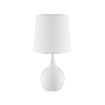 235 Tall Niyor Modern Midcentury Touch On Table Lamp Powder White