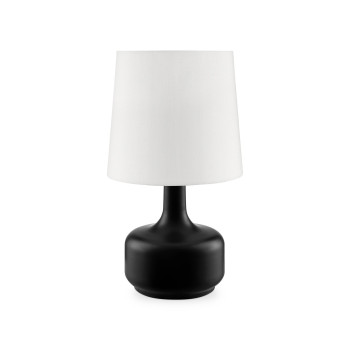 1725 Tall Cheru Modern Midcentury Touch On Table Lamp Powder Black