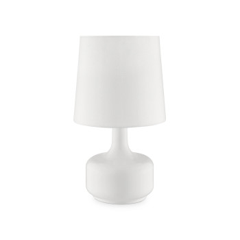 1725 Tall Cheru Modern Midcentury Touch On Table Lamp Powder White