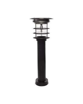 Gama Sonic Solar Pathway Light Stainless Steel Bollard Led Lamp Waterproof Outdoor Landscape Lights Gs214