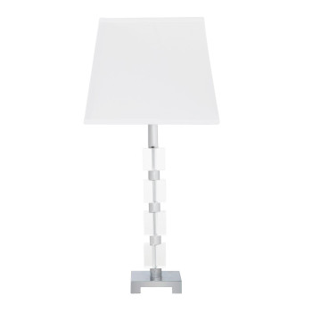 25 In Wendi Glam Crystal Cube Ice Table Lamp