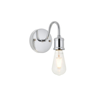 Serif 1 Light Chrome Wall Sconce