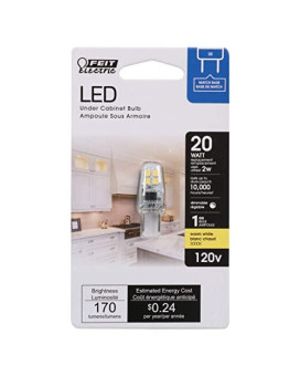 Feit Bp20G8830Led 170 Lumen 3000K Dimmable Led G8 120 Volts